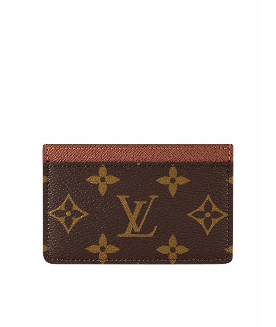 LOUIS VUITTON PRE-OWNED Коричневый кардхолдер, фото 1