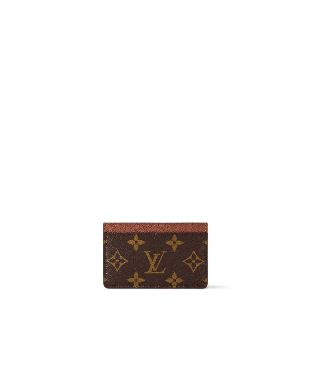 LOUIS VUITTON PRE-OWNED Коричневый кардхолдер, фото 9