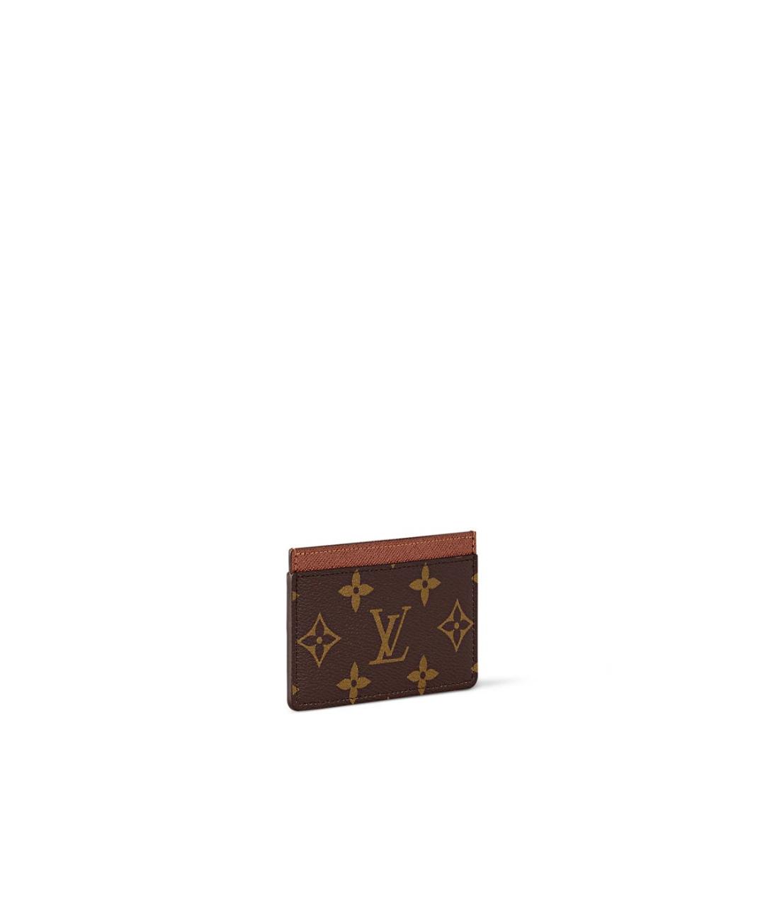 LOUIS VUITTON PRE-OWNED Коричневый кардхолдер, фото 8