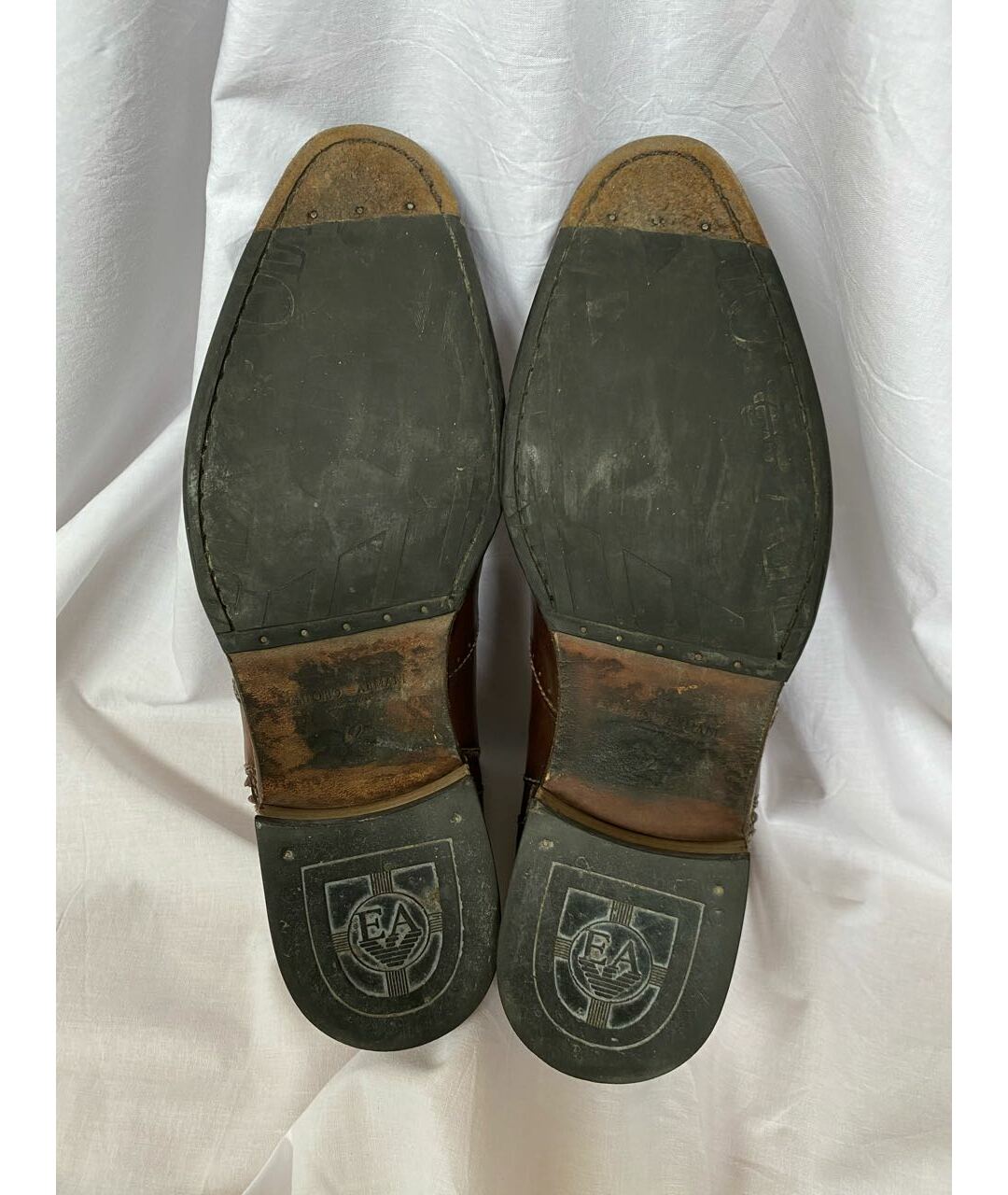 EMPORIO ARMANI Коричневые кожаные высокие ботинки, фото 6