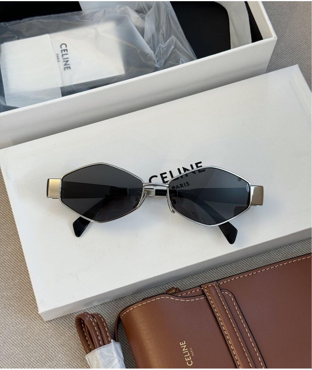 CELINE PRE-OWNED Металлические солнцезащитные очки, фото 2