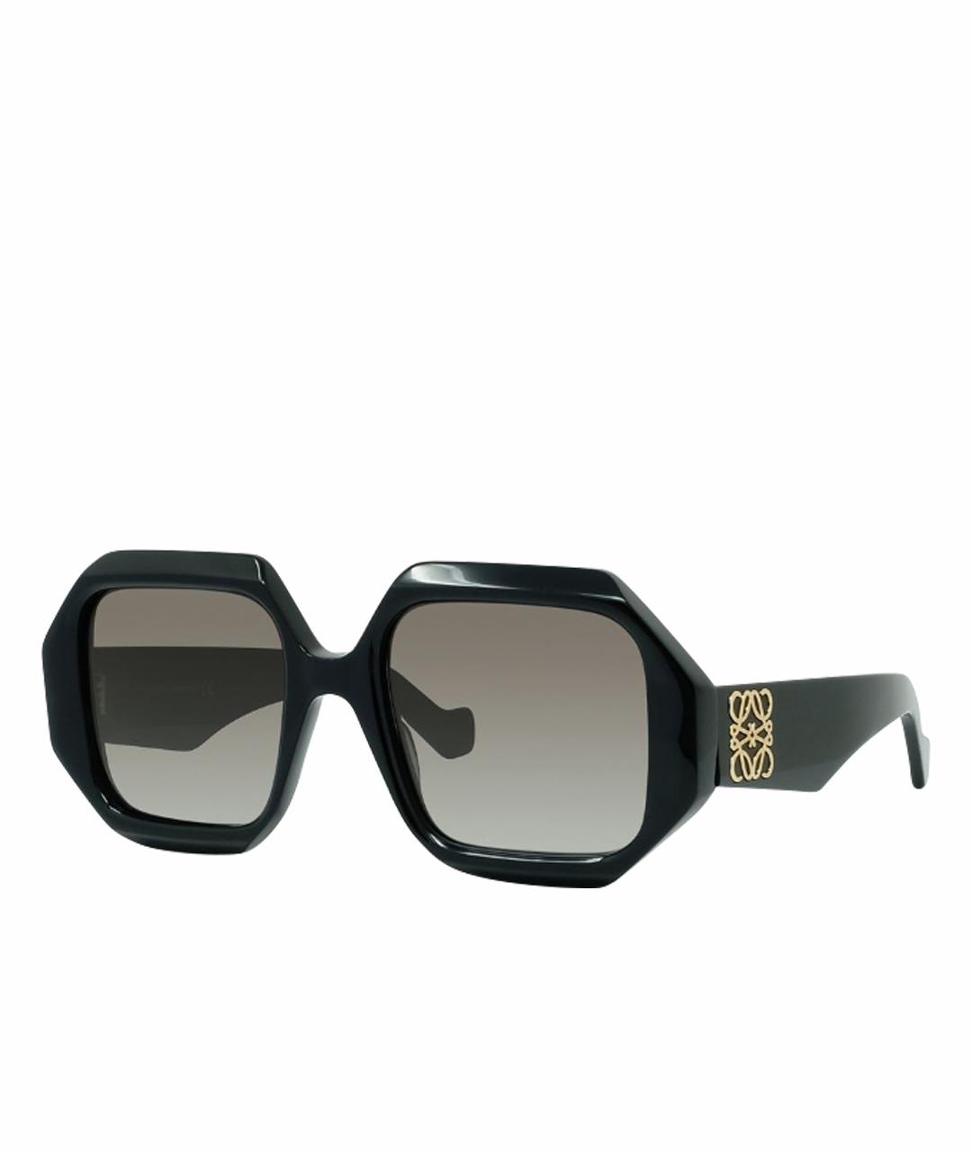 LOEWE Черные пластиковые солнцезащитные очки, фото 1