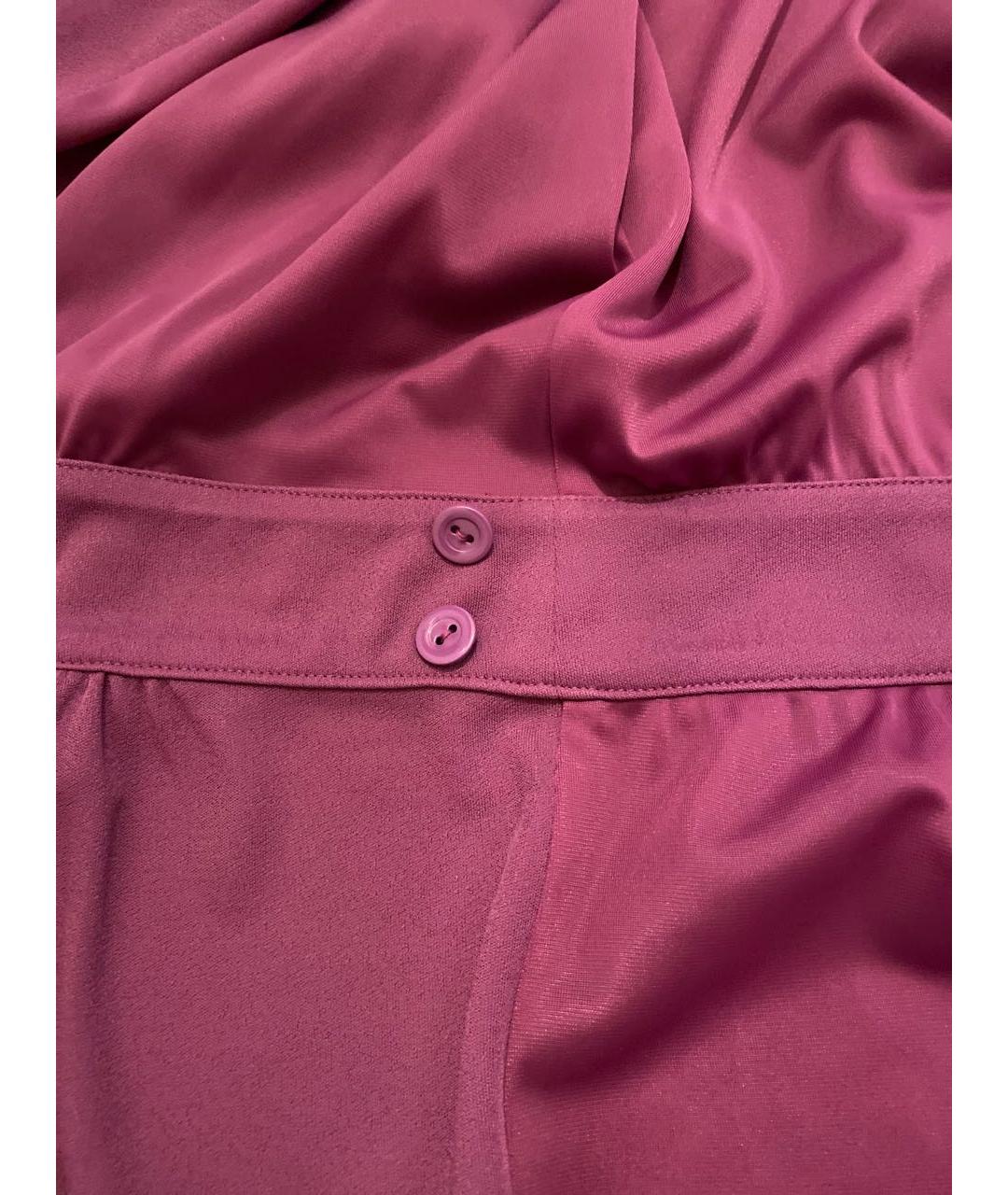 LA PERLA Фиолетовое вискозное коктейльное платье, фото 7