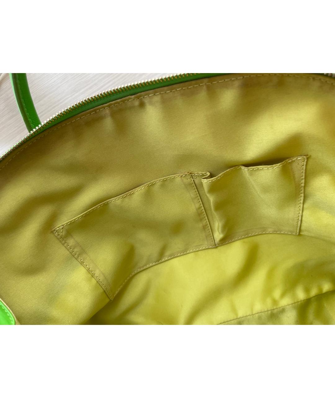 ETRO Зеленая кожаная сумка через плечо, фото 6