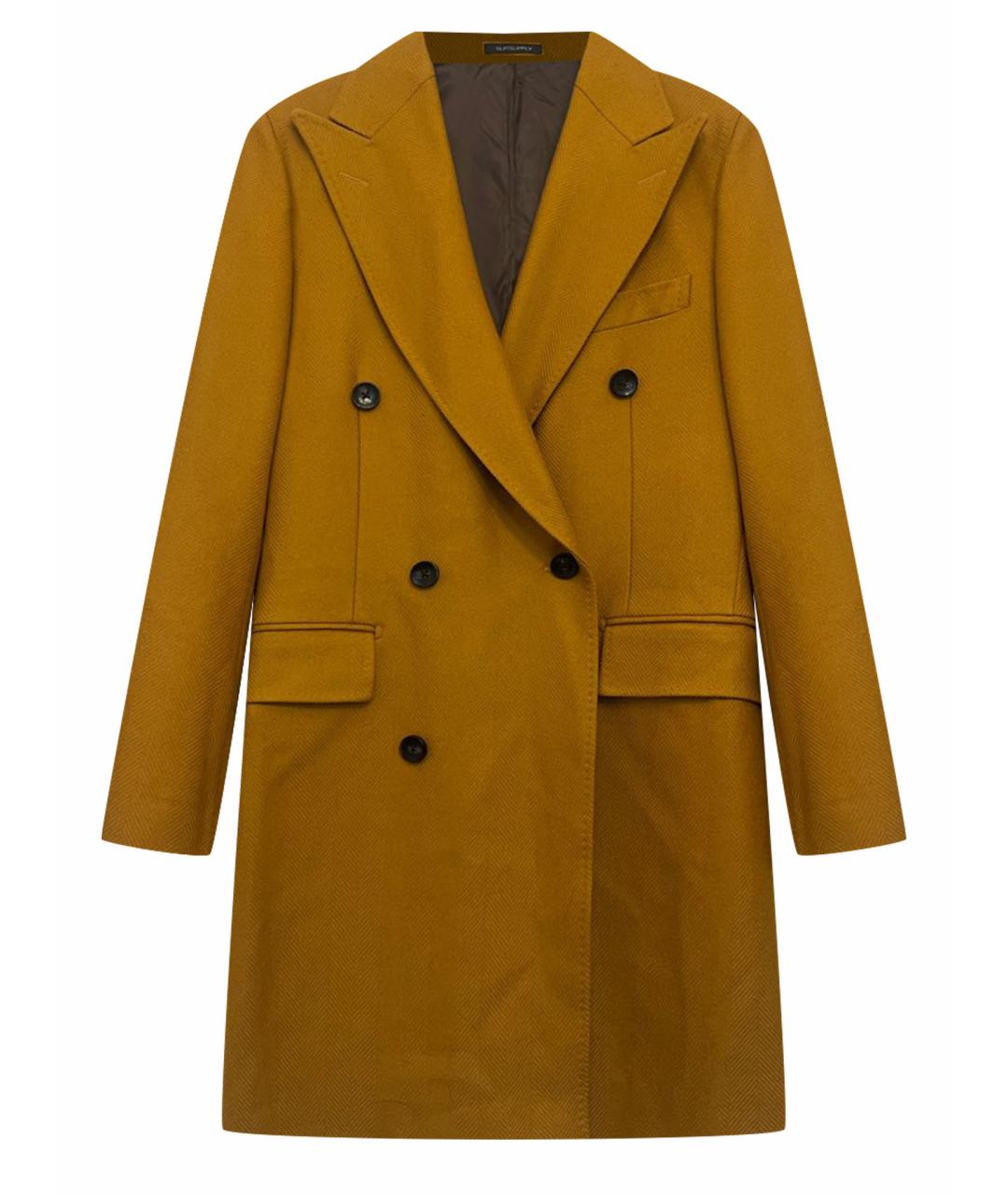 SUITSUPPLY Горчичное кашемировое пальто, фото 1
