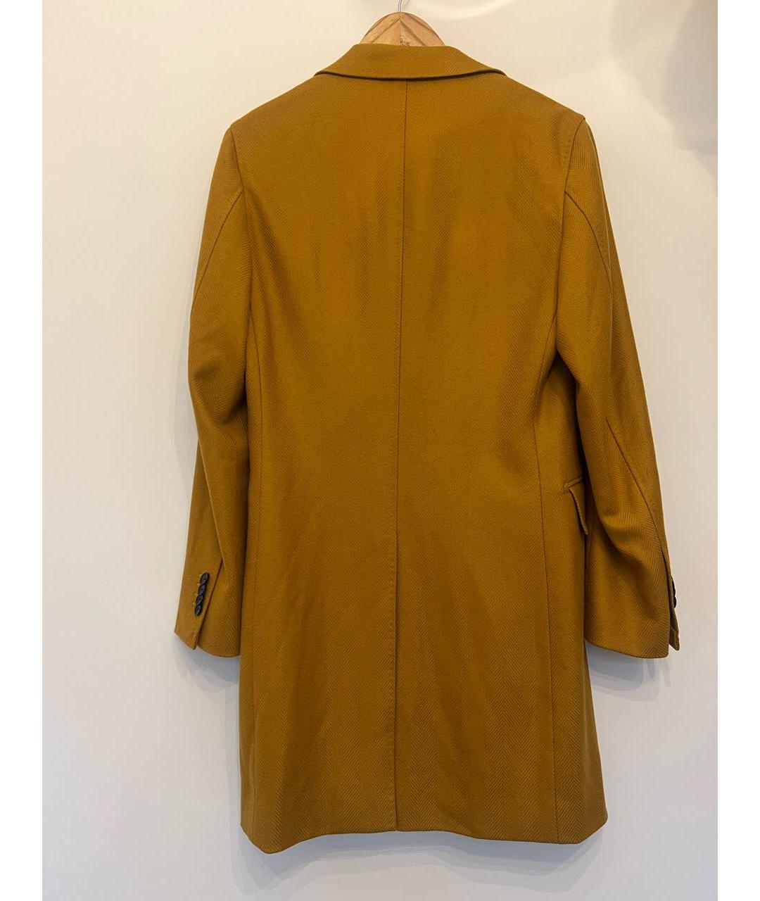 SUITSUPPLY Горчичное кашемировое пальто, фото 2