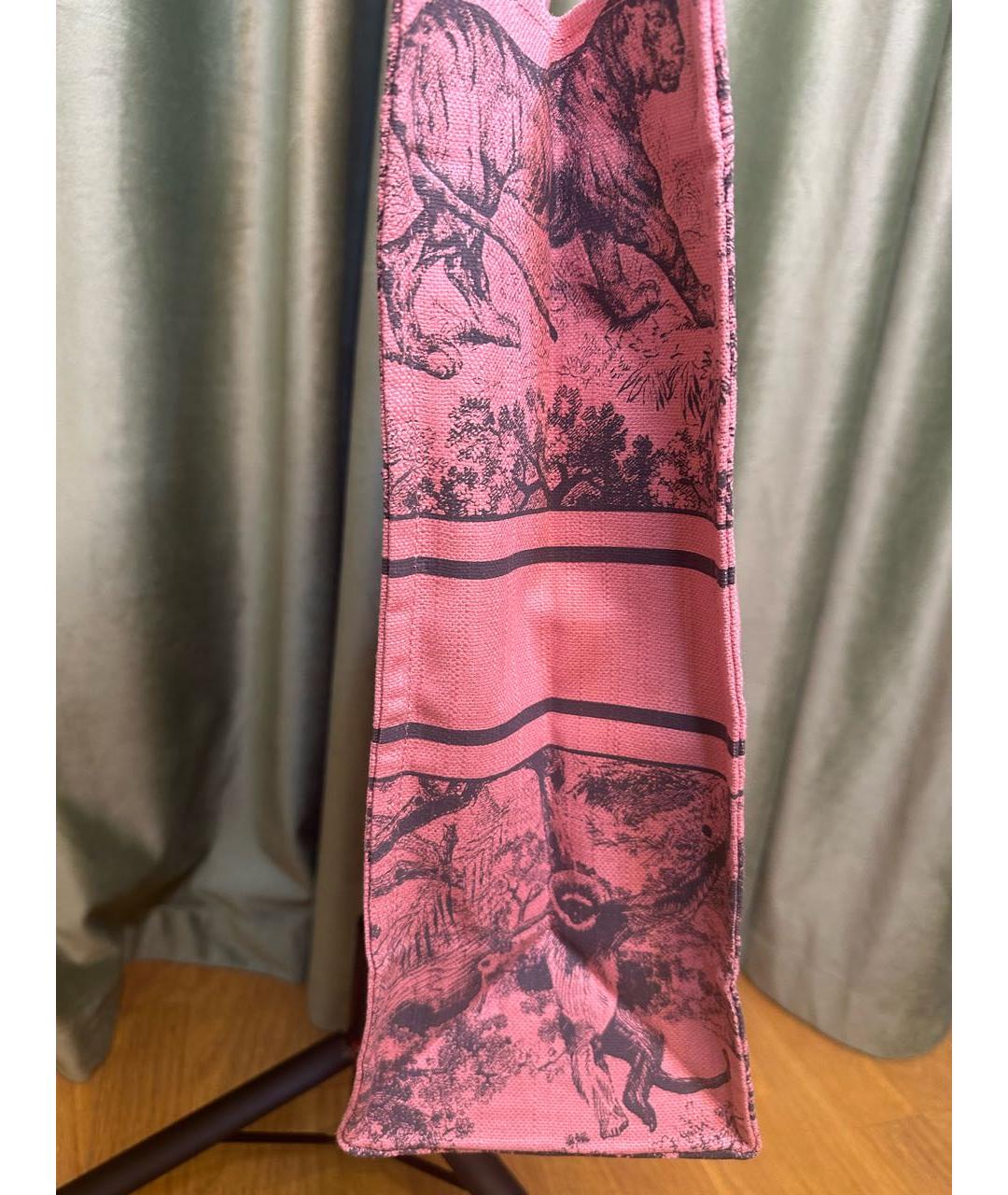 CHRISTIAN DIOR PRE-OWNED Розовая пляжная сумка, фото 7