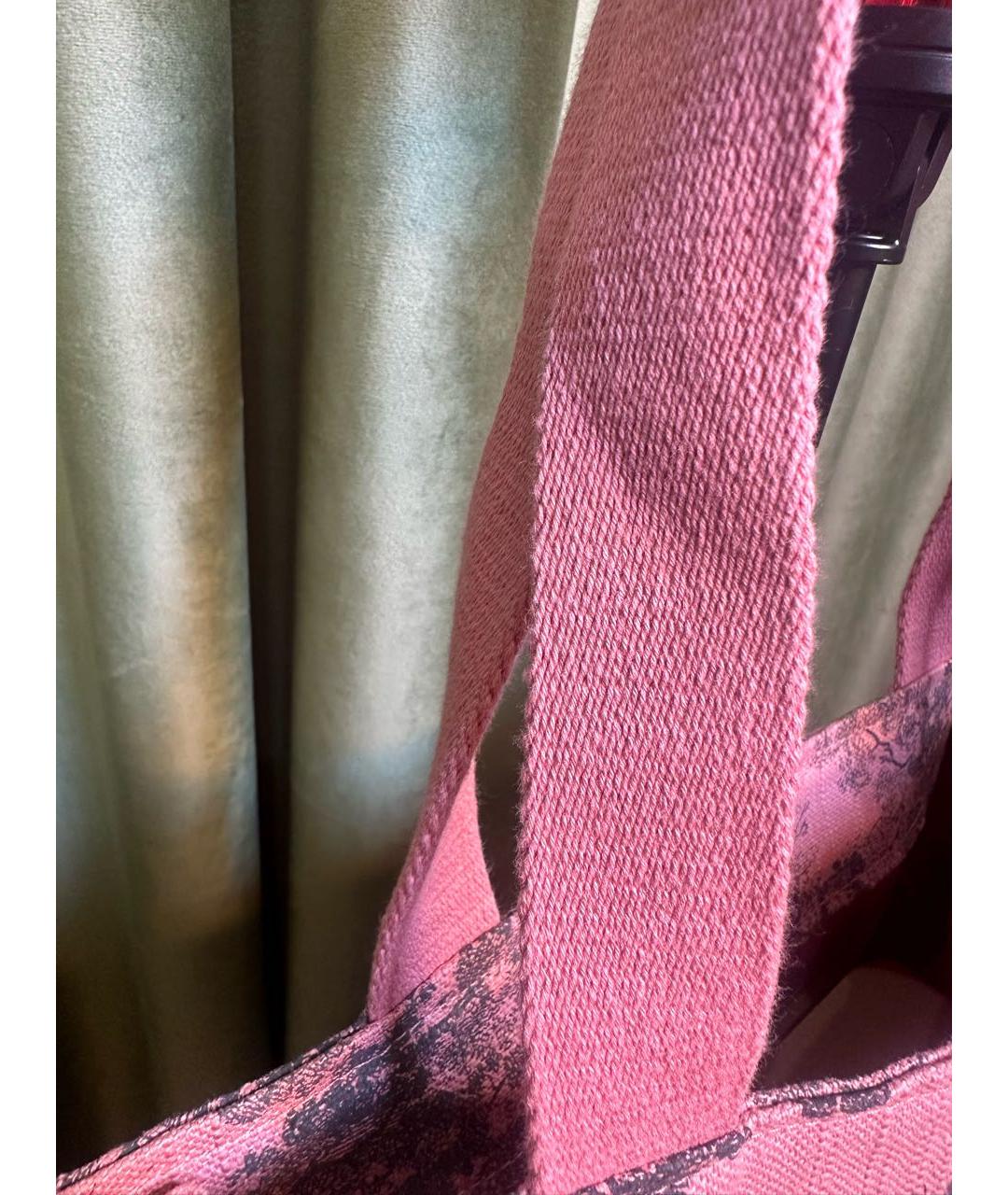 CHRISTIAN DIOR PRE-OWNED Розовая пляжная сумка, фото 4