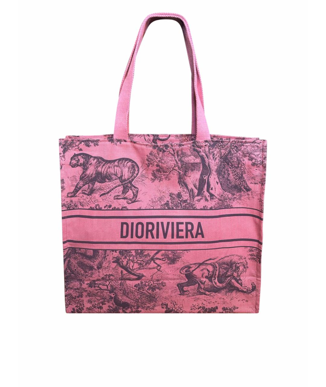 CHRISTIAN DIOR PRE-OWNED Розовая пляжная сумка, фото 1