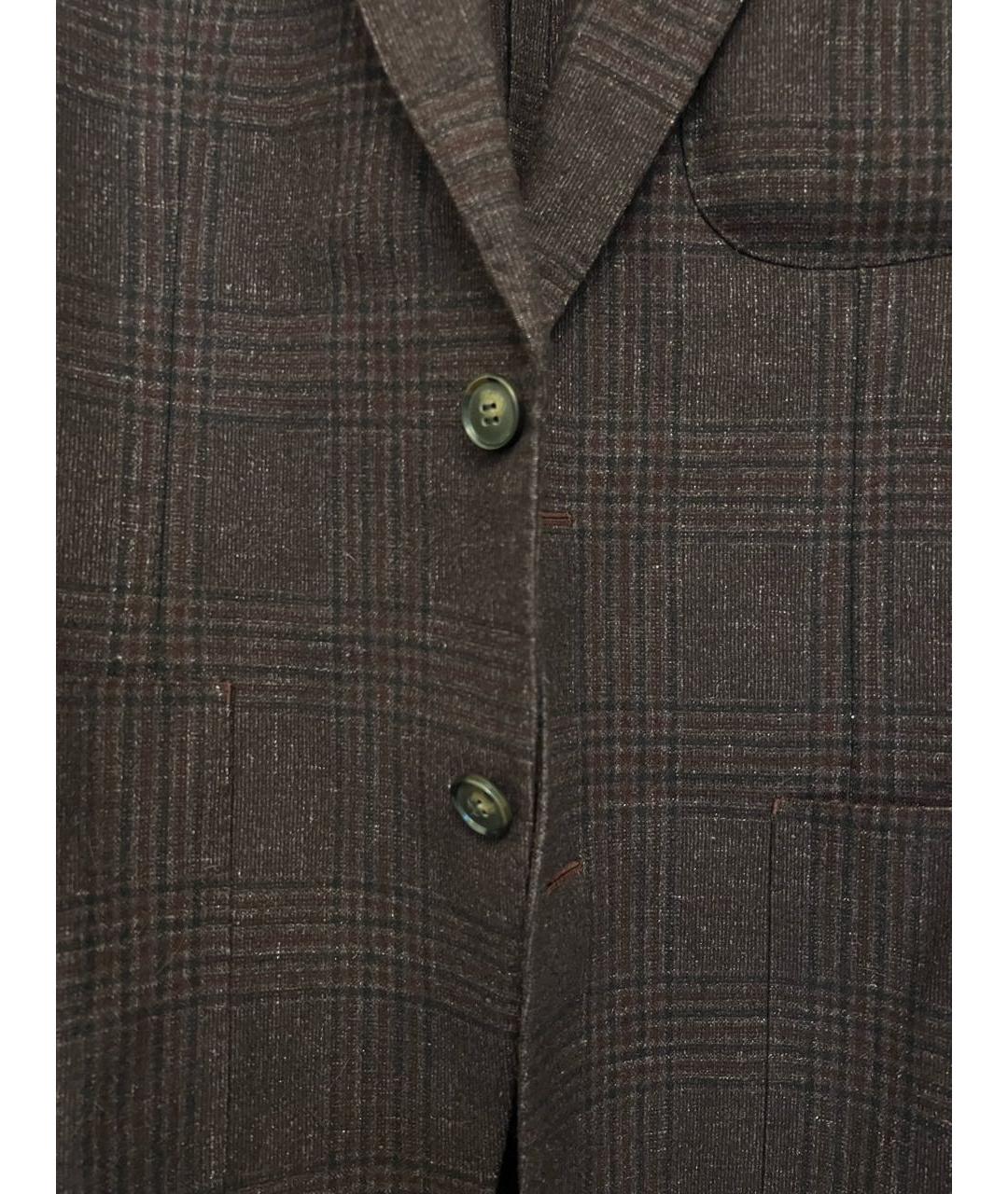 SUITSUPPLY Бордовый шерстяной пиджак, фото 4