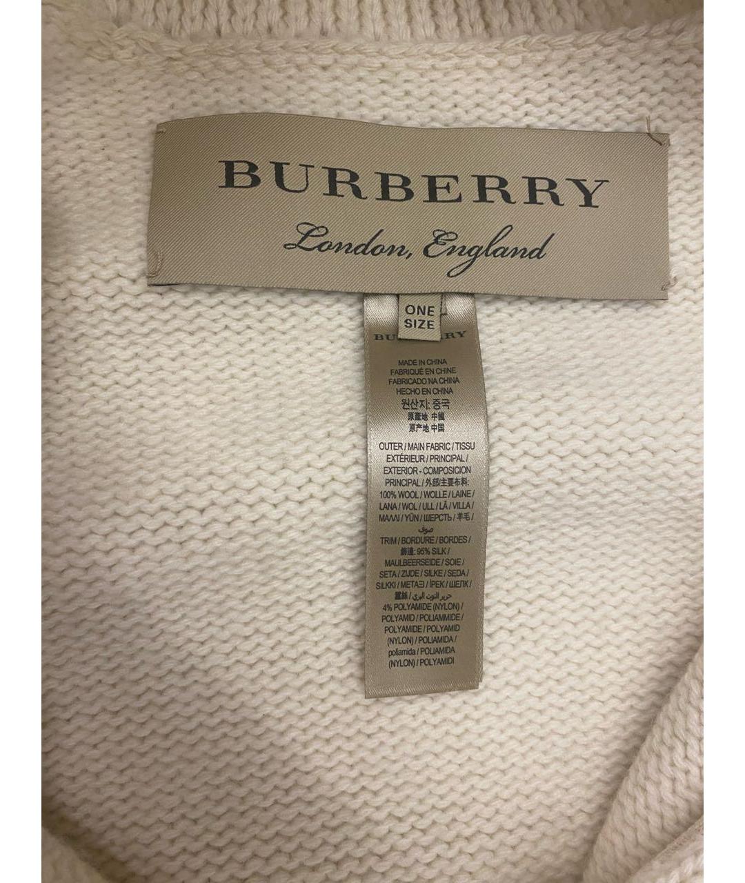 BURBERRY Бежевое шерстяное пальто, фото 3