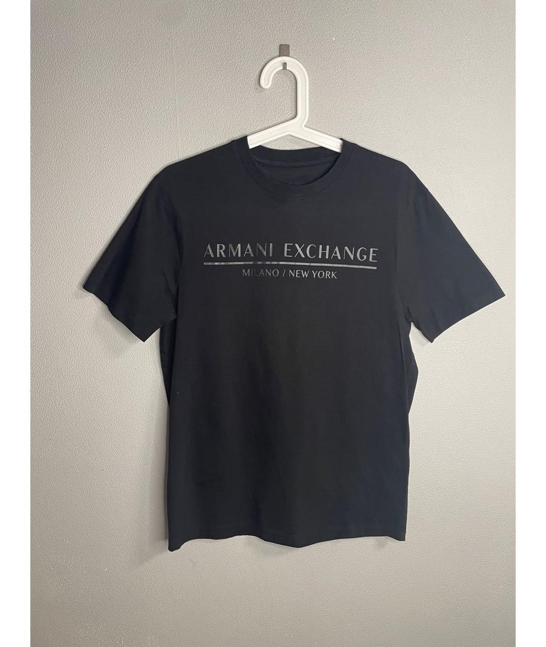 ARMANI EXCHANGE Черная футболка, фото 5