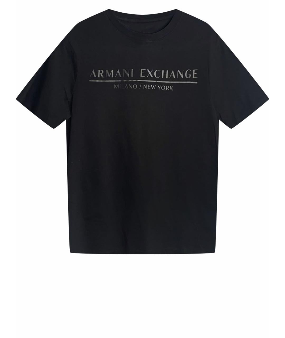 ARMANI EXCHANGE Черная футболка, фото 1