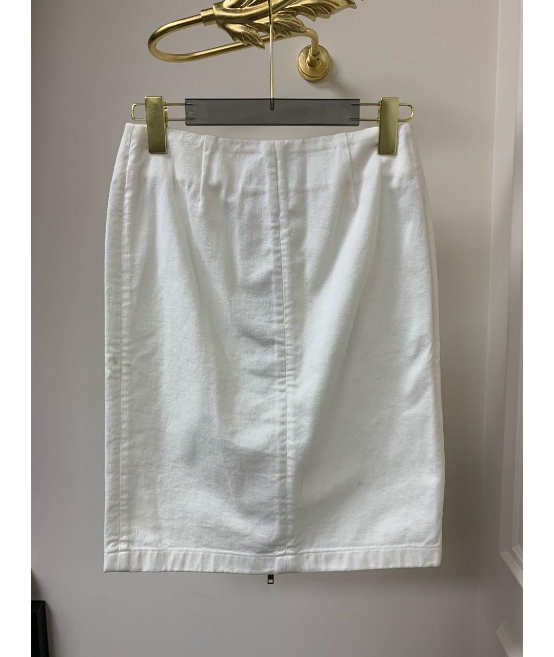 CELINE PRE-OWNED Белая юбка мини, фото 9