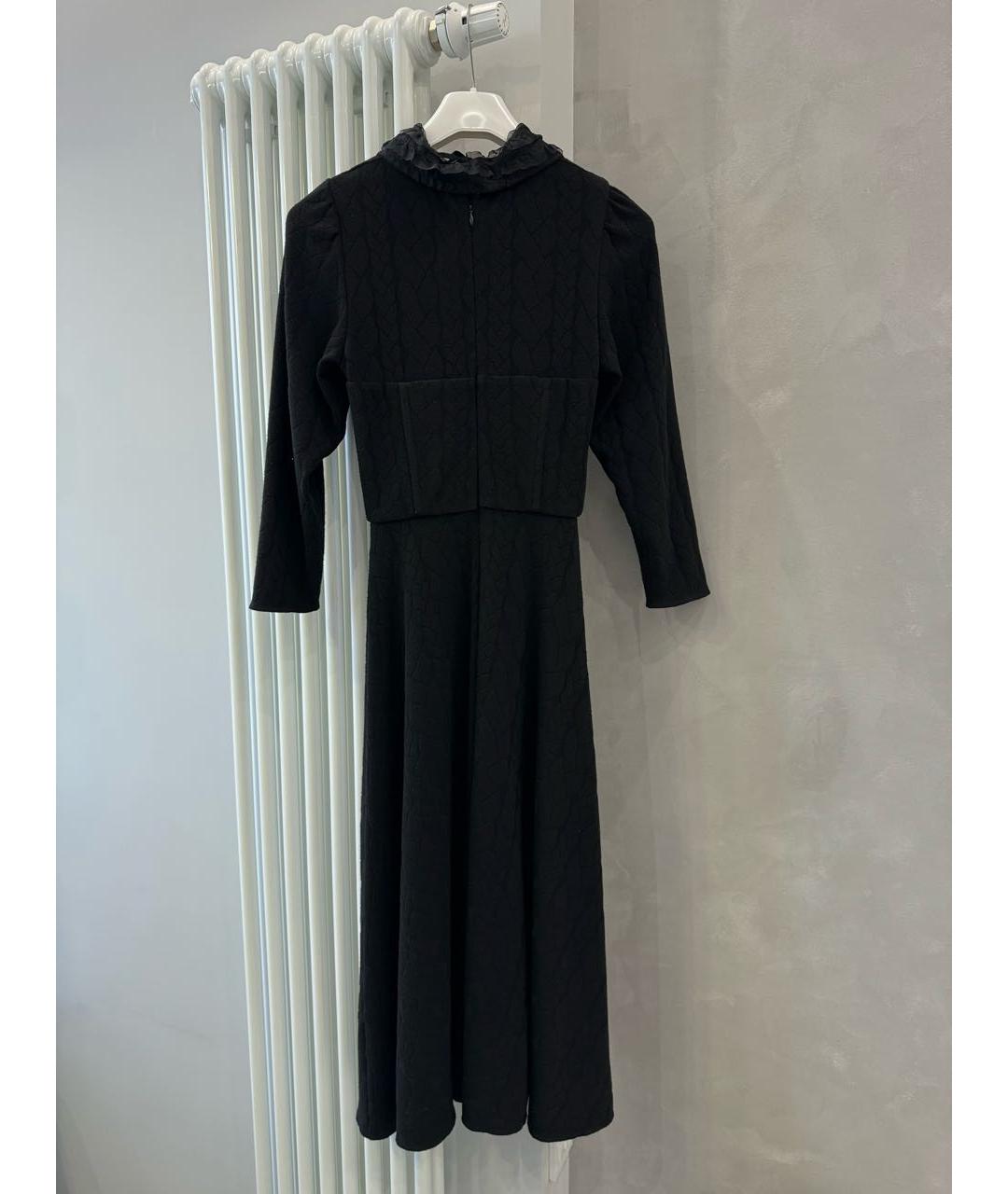 MASTERPEACE Черное хлопковое повседневное платье, фото 2