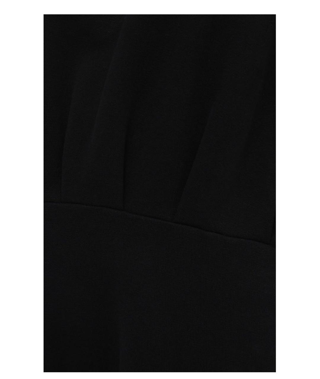 BALENCIAGA Черное хлопковое повседневное платье, фото 4