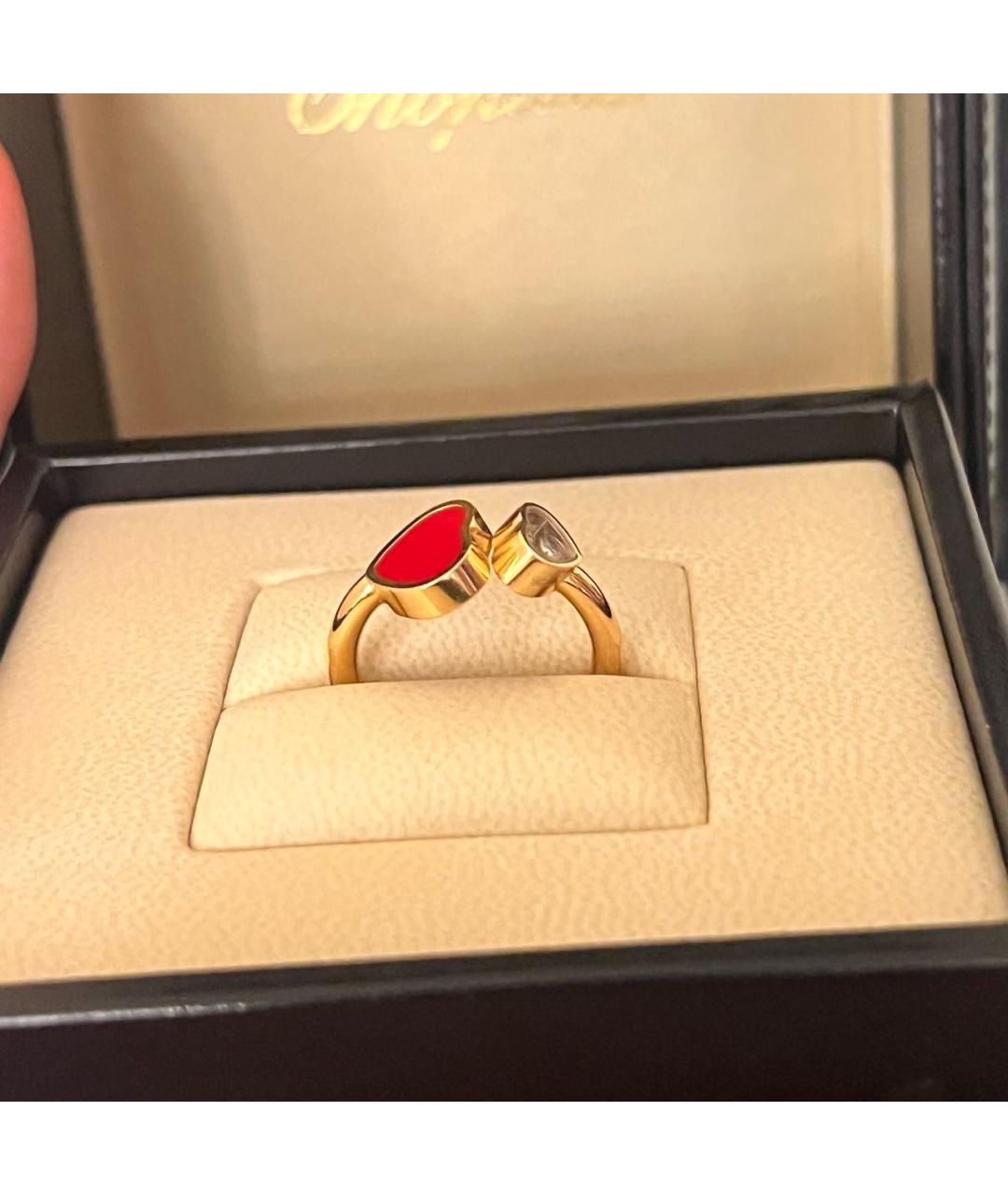 CHOPARD Красное кольцо из розового золота, фото 4