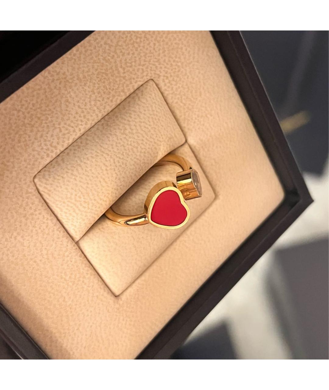 CHOPARD Красное кольцо из розового золота, фото 5
