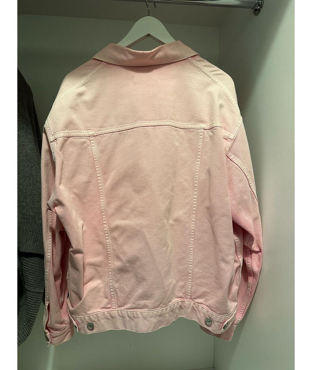 BALENCIAGA Розовая деним куртка, фото 2