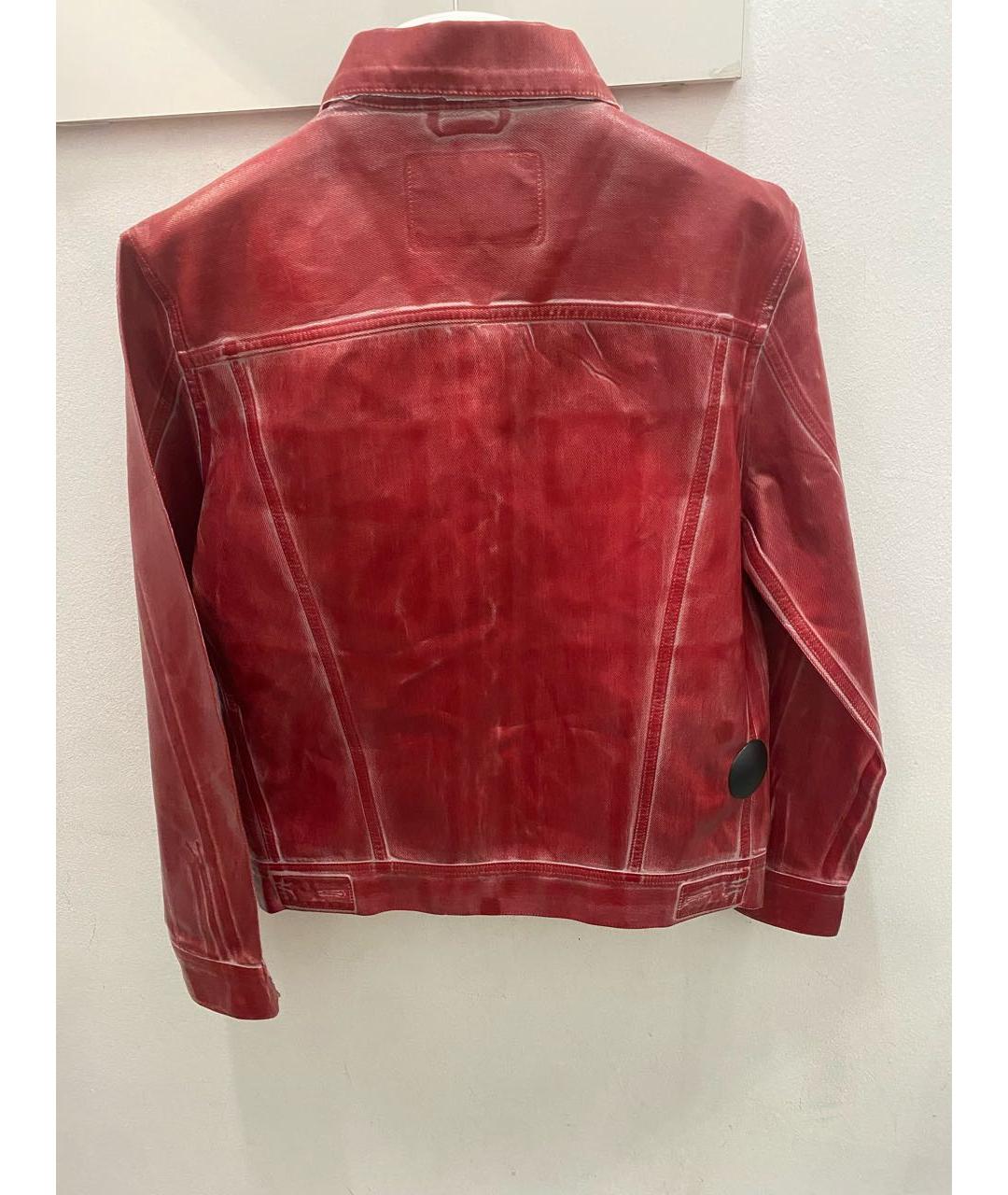 DIESEL Красная хлопковая куртка, фото 3