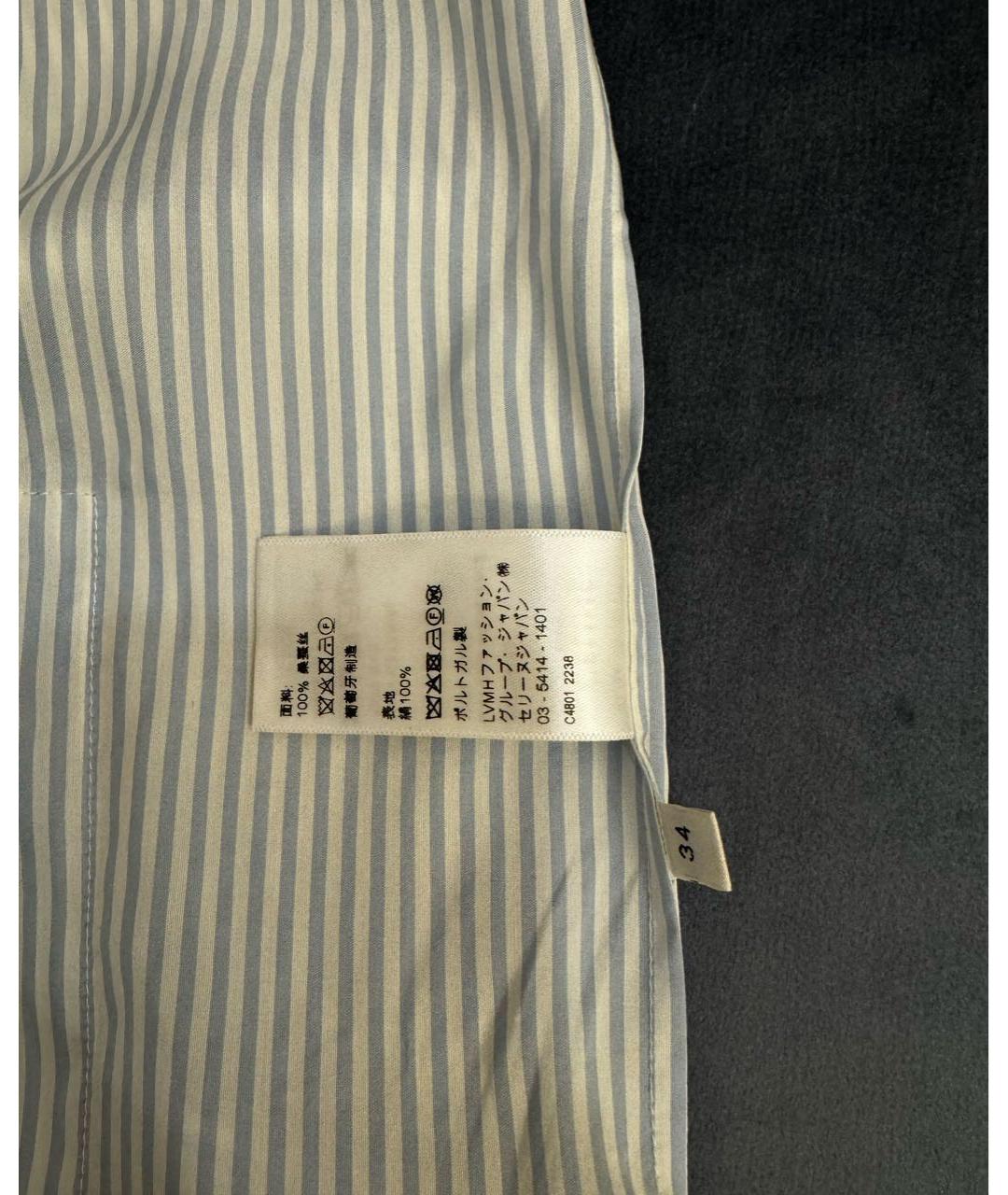 CELINE PRE-OWNED Белая шелковая рубашка, фото 6