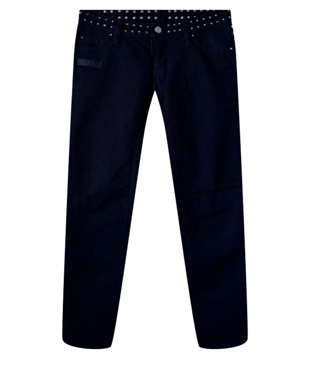 DSQUARED2 Черные хлопковые джинсы слим, фото 1