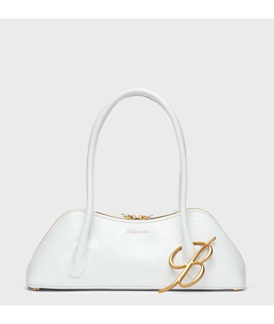 BLUMARINE Белая сумка с короткими ручками, фото 2