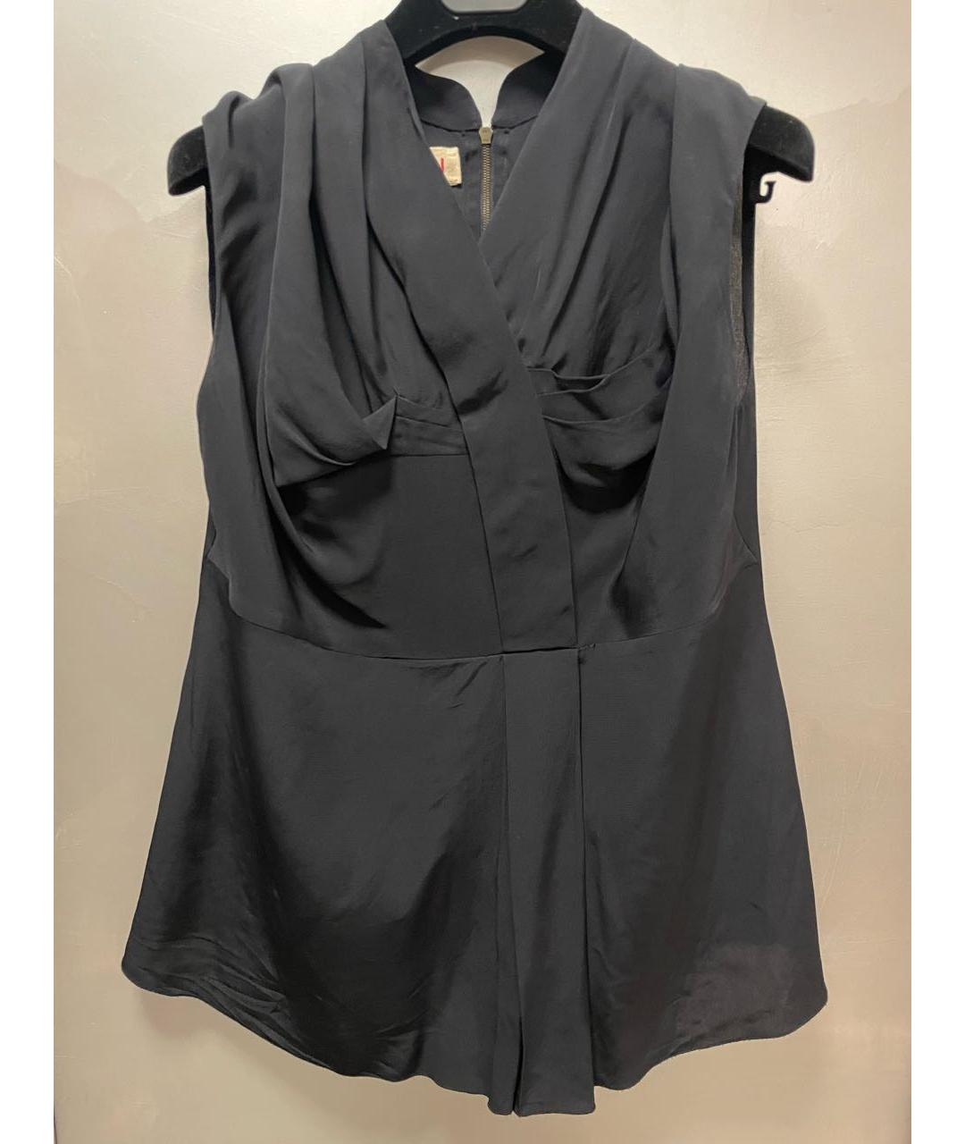 MARNI Черная вискозная блузы, фото 6