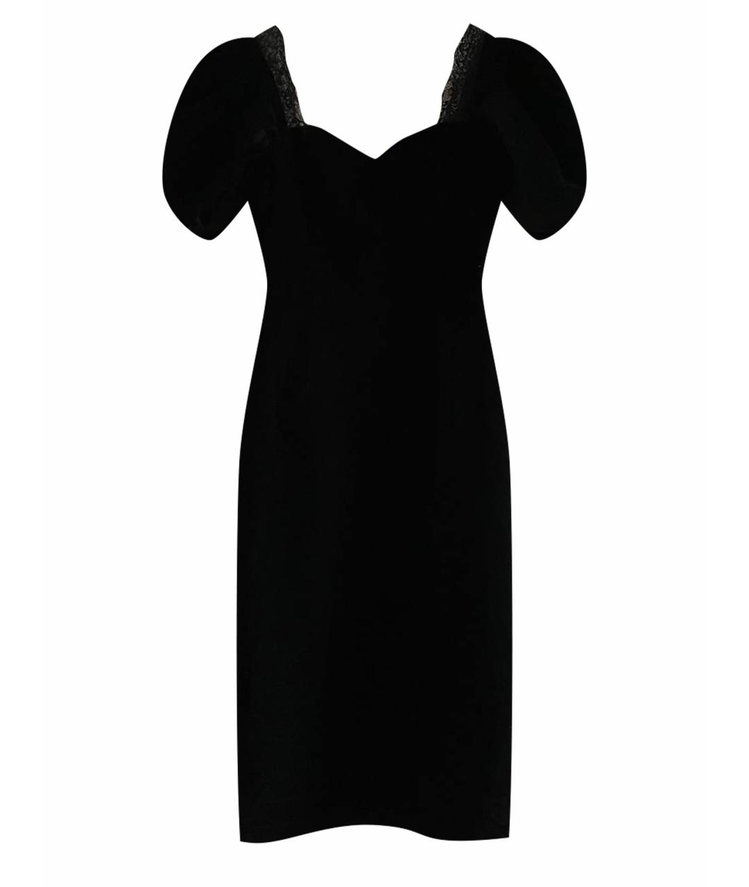 12 STOREEZ Черное бархатное вечернее платье, фото 1