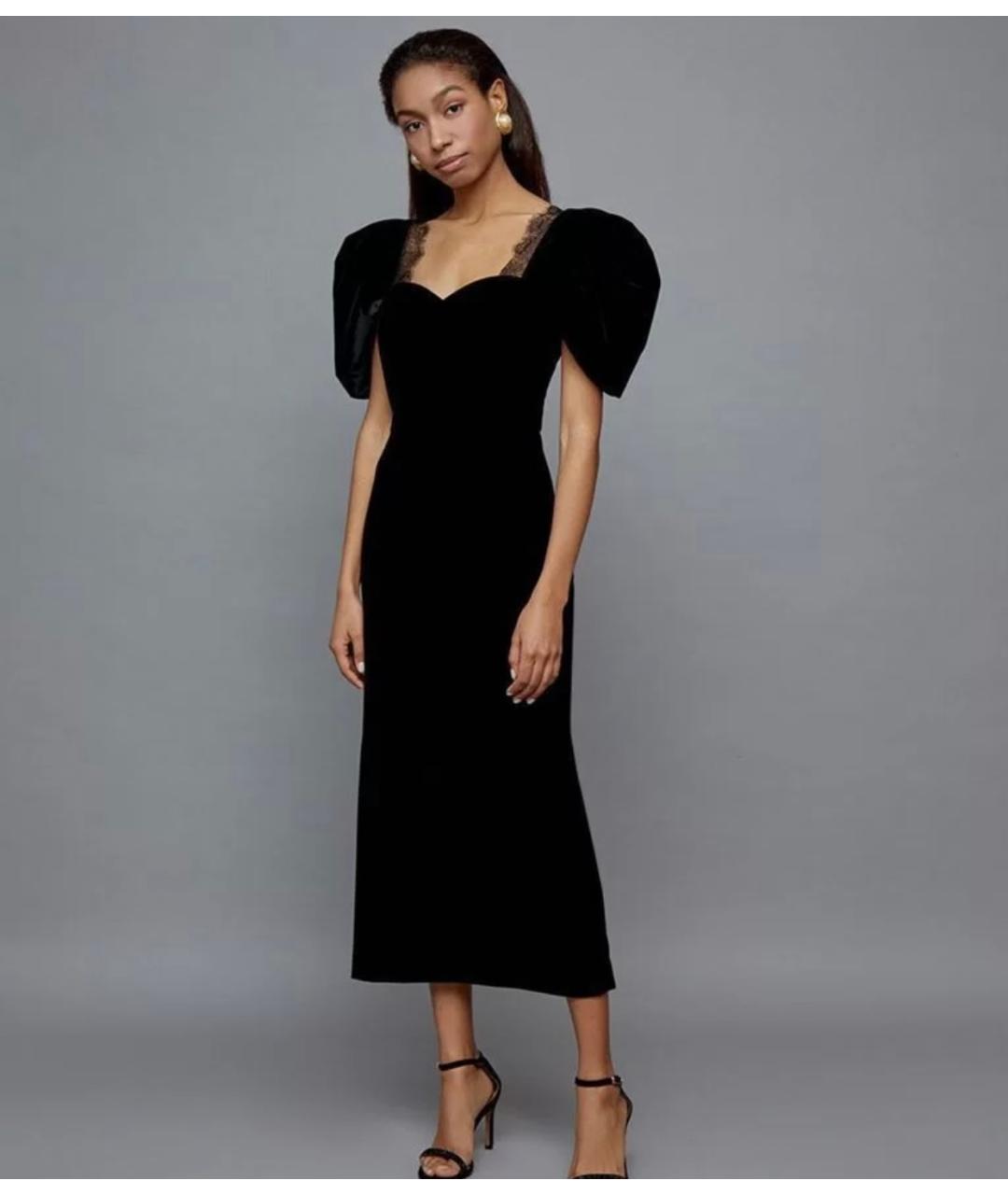 12 STOREEZ Черное бархатное вечернее платье, фото 4