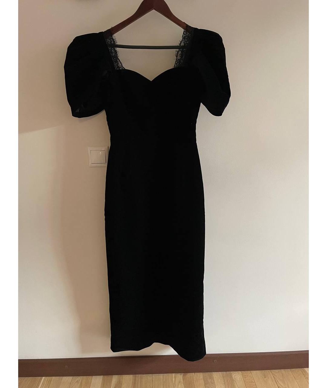 12 STOREEZ Черное бархатное вечернее платье, фото 5