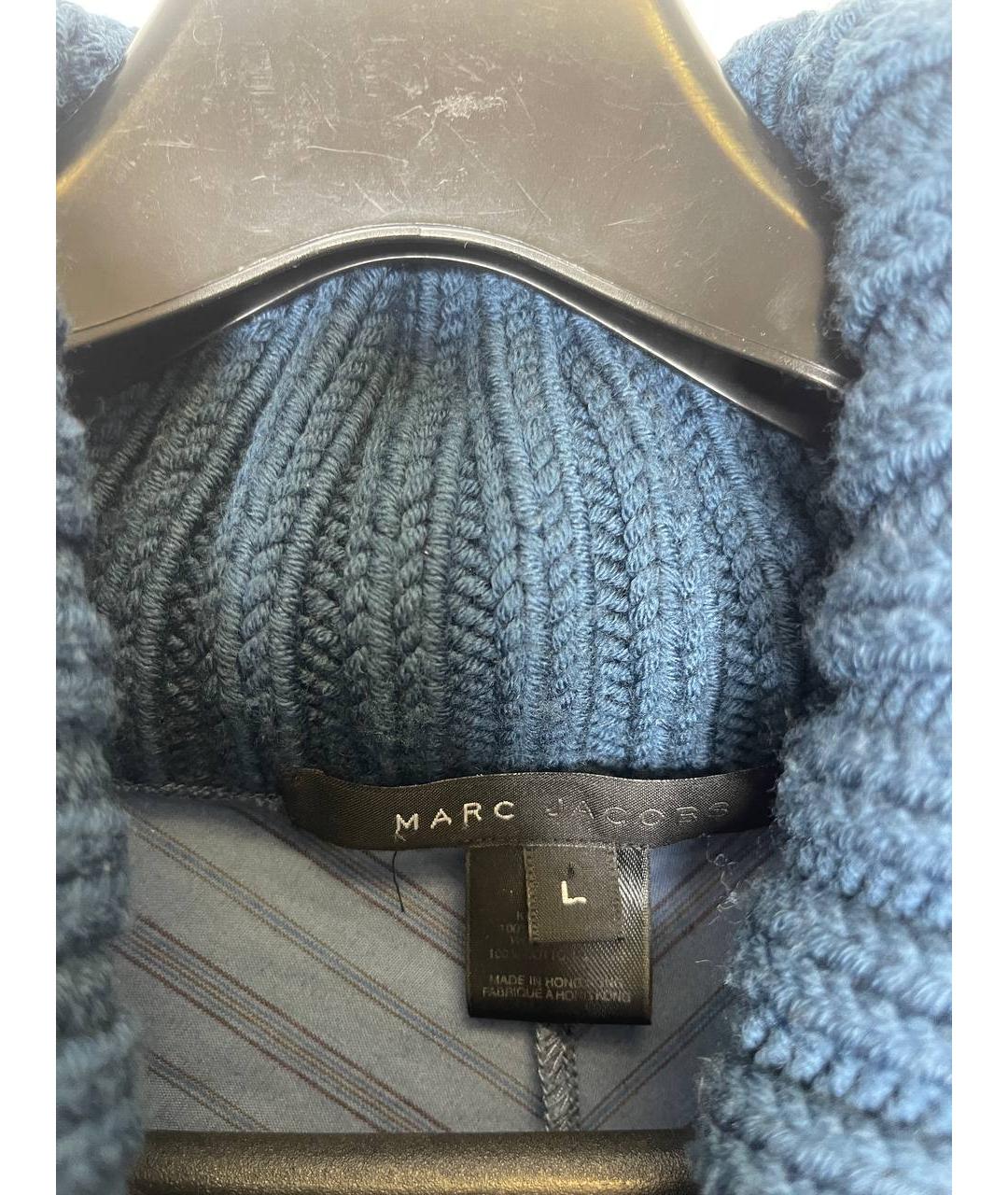 MARC JACOBS Темно-синий хлопковый джемпер / свитер, фото 2