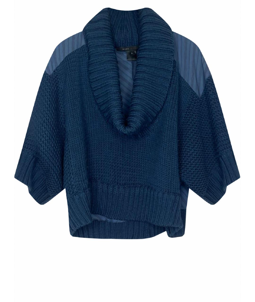 MARC JACOBS Темно-синий хлопковый джемпер / свитер, фото 1