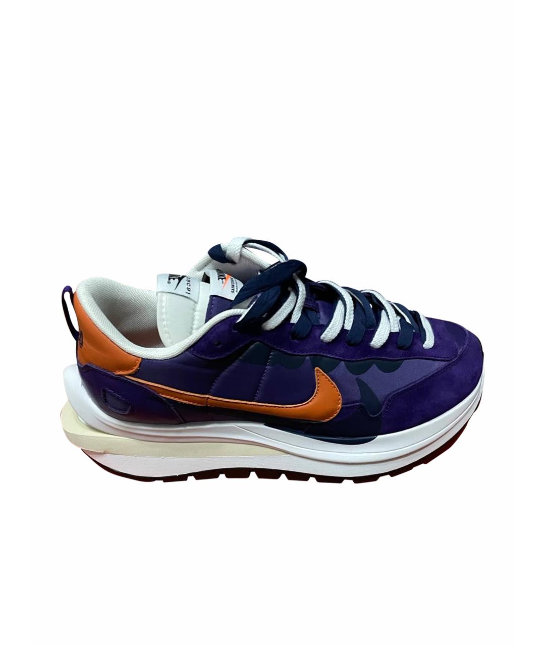 NIKE Фиолетовые текстильные низкие кроссовки / кеды, фото 1