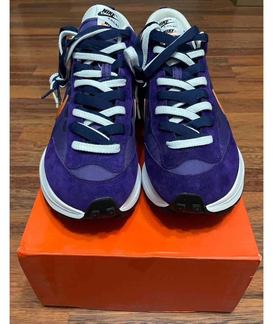 NIKE Фиолетовые текстильные низкие кроссовки / кеды, фото 2