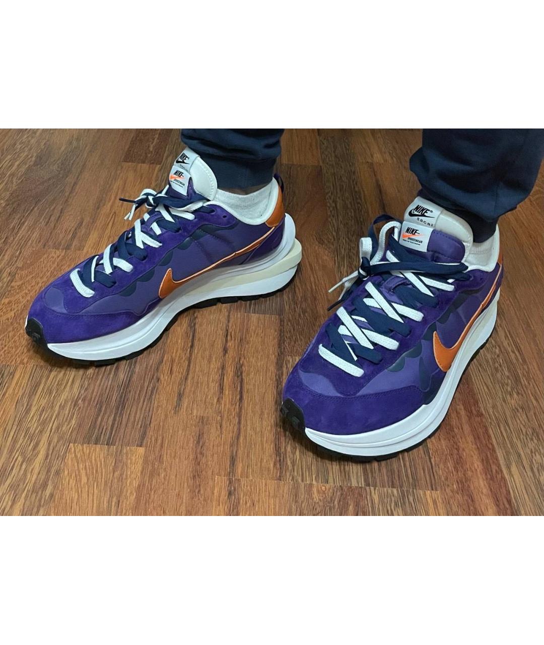 NIKE Фиолетовые текстильные низкие кроссовки / кеды, фото 7