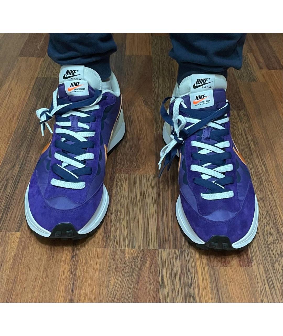 NIKE Фиолетовые текстильные низкие кроссовки / кеды, фото 6