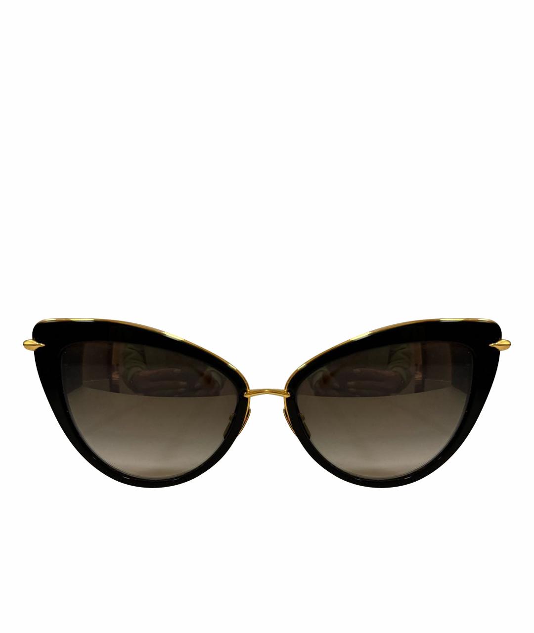 DITA Черные металлические солнцезащитные очки, фото 1