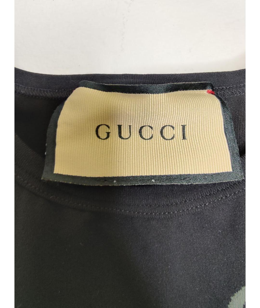 GUCCI Черная майка, фото 3