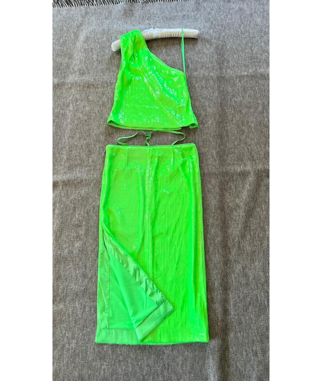 ROTATE Салатовый костюм с юбками, фото 3