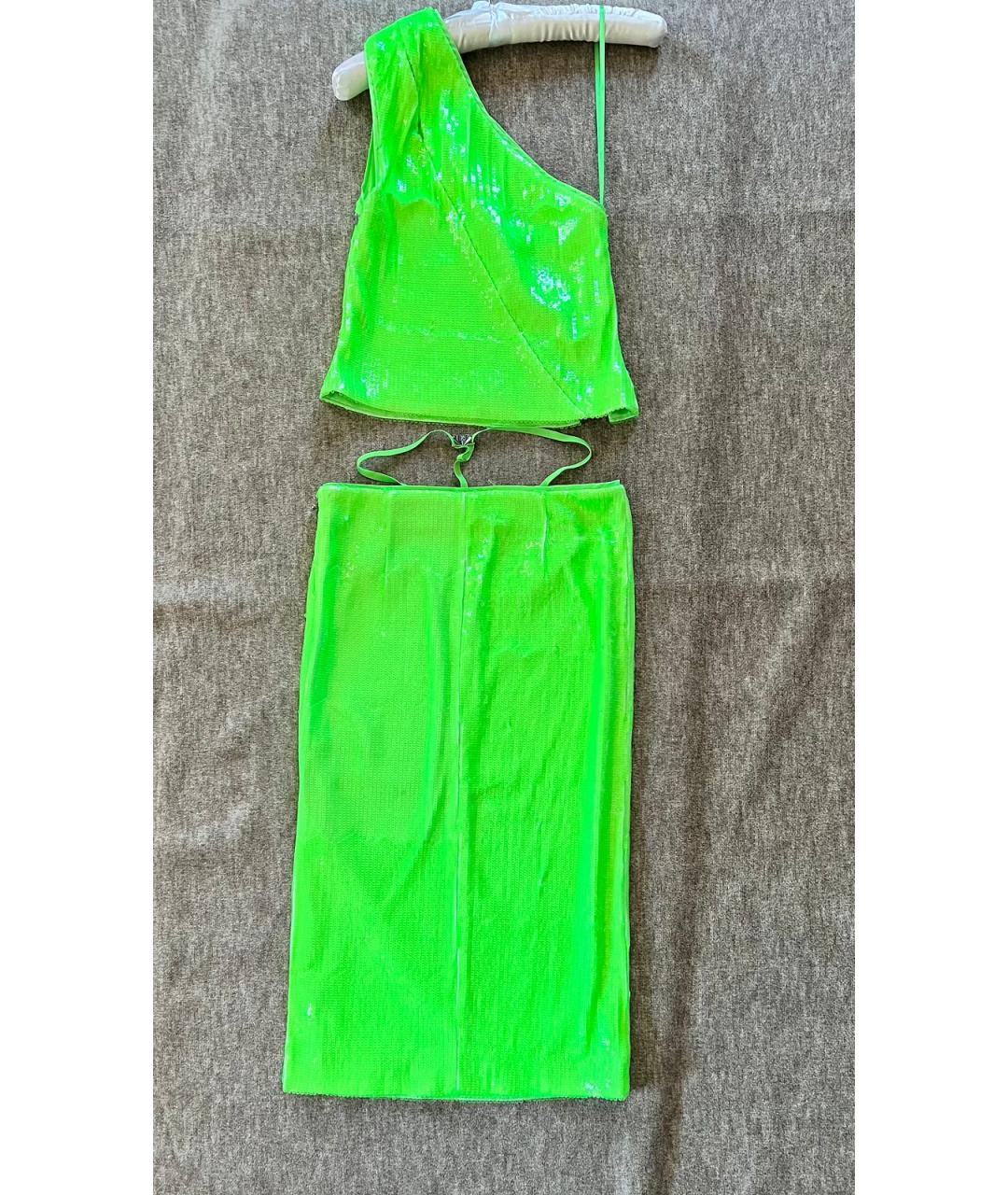 ROTATE Салатовый костюм с юбками, фото 2