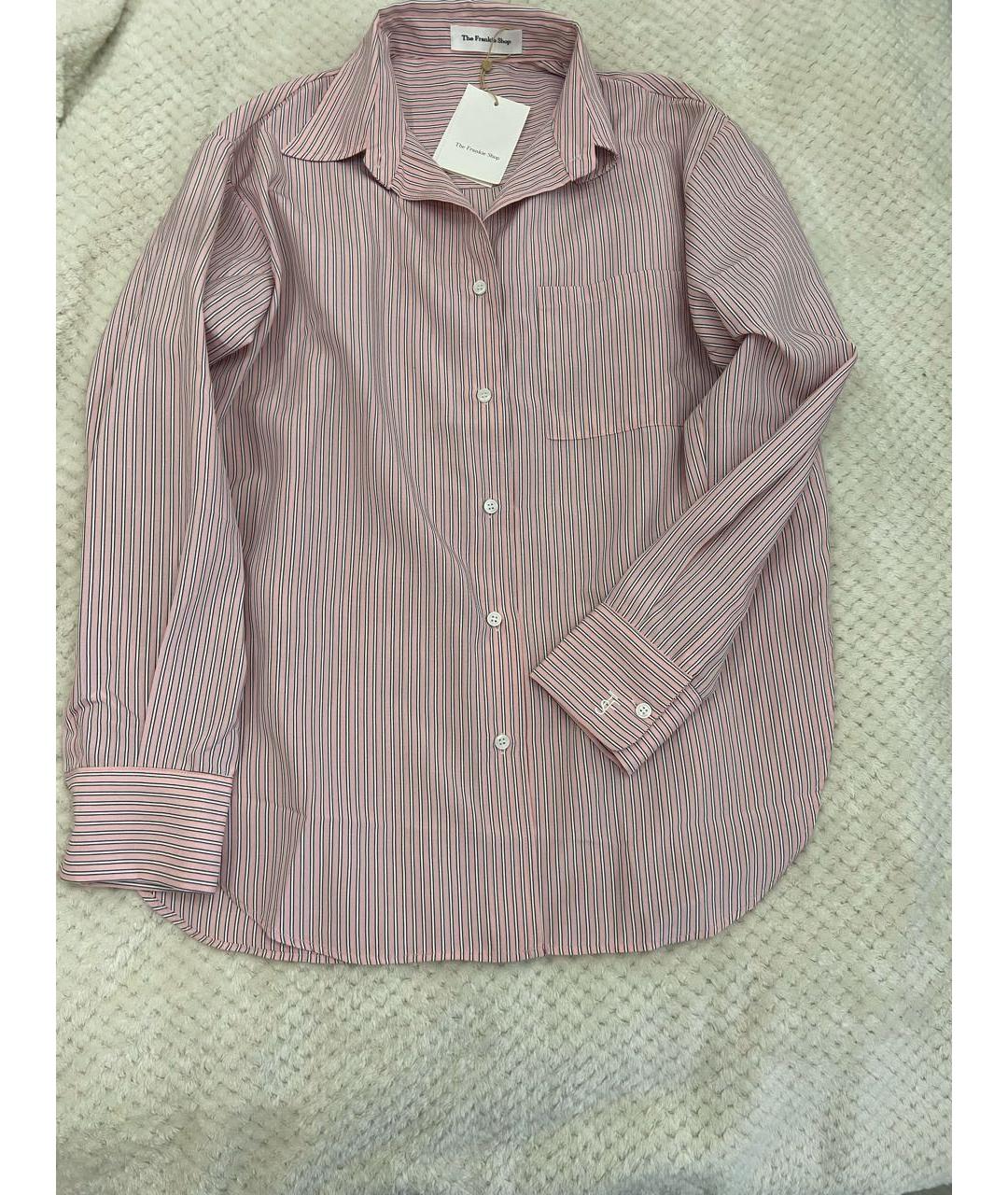 THE FRANKIE SHOP Розовая полиэстеровая рубашка, фото 2