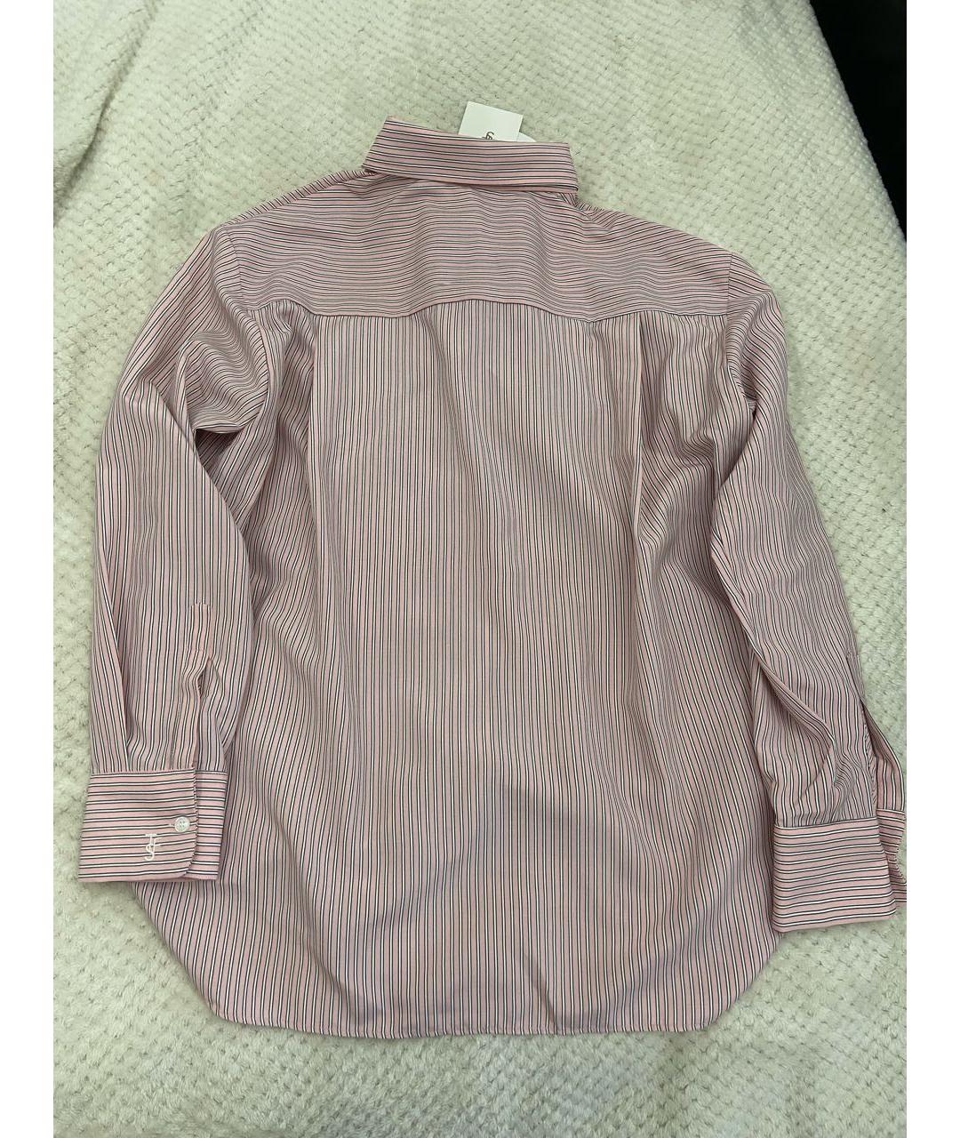 THE FRANKIE SHOP Розовая полиэстеровая рубашка, фото 6
