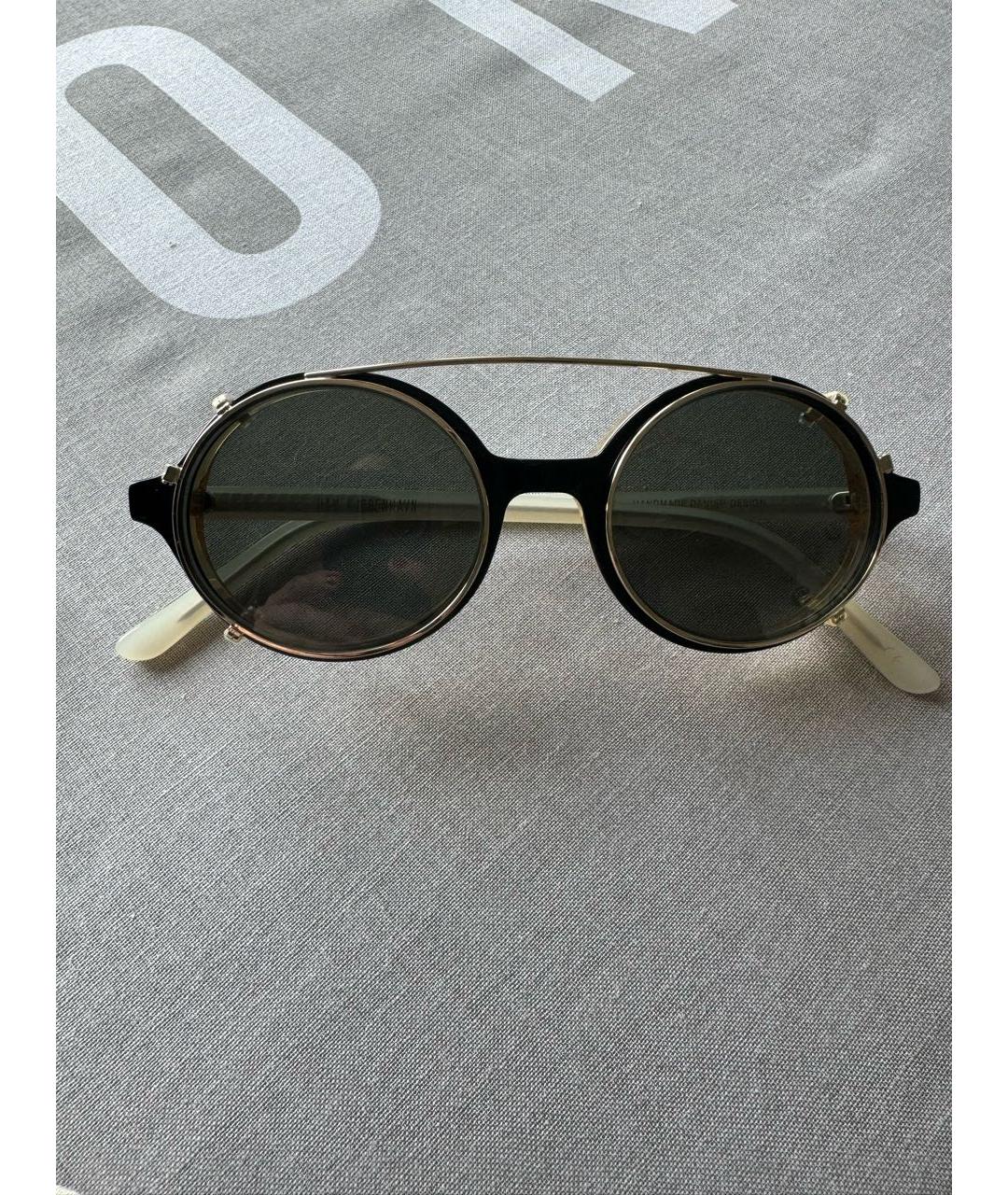 HAN KJOBENHAVN Черные пластиковые солнцезащитные очки, фото 7