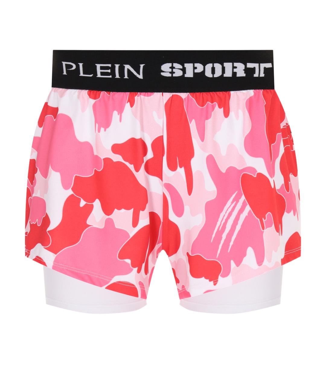 PLEIN SPORT Розовые шорты, фото 1