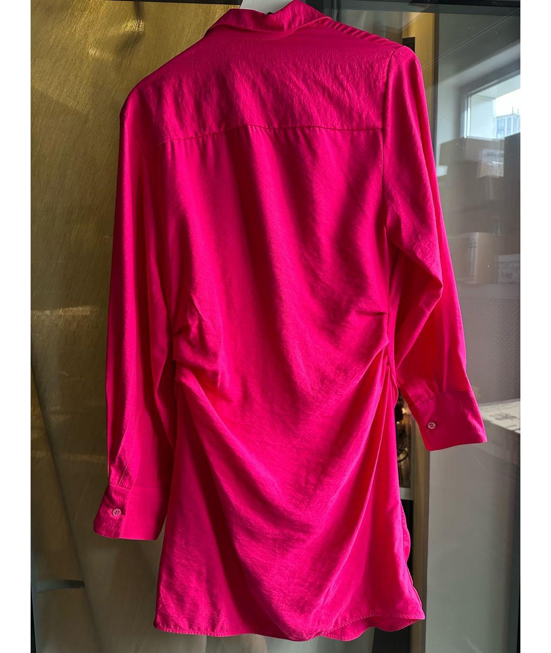 JACQUEMUS Розовое коктейльное платье, фото 7