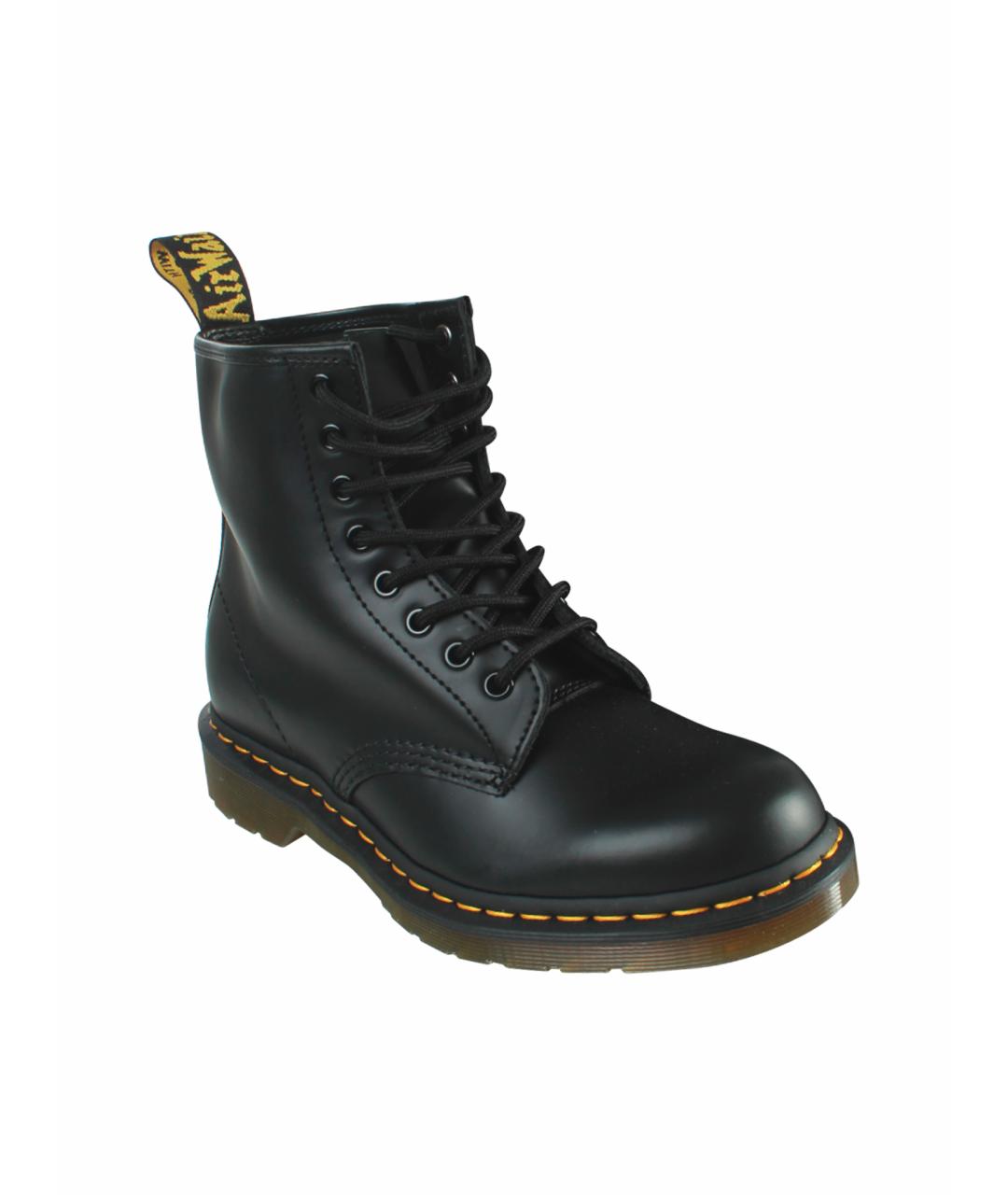 DR. MARTENS Черные кожаные ботинки, фото 1