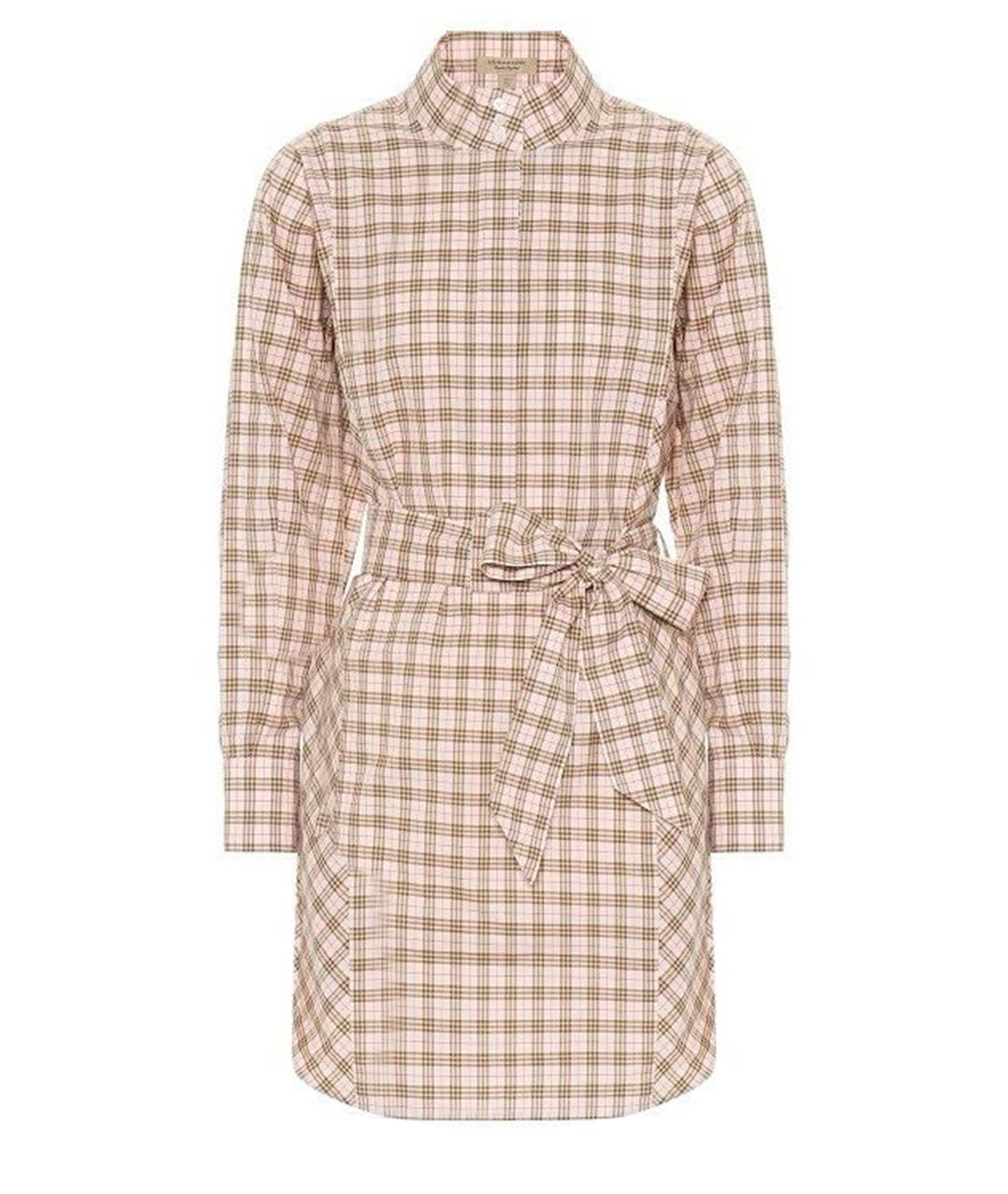 BURBERRY Коралловый хлопковый сарафан, фото 1