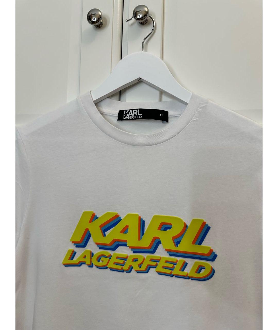 KARL LAGERFELD Белая футболка, фото 2