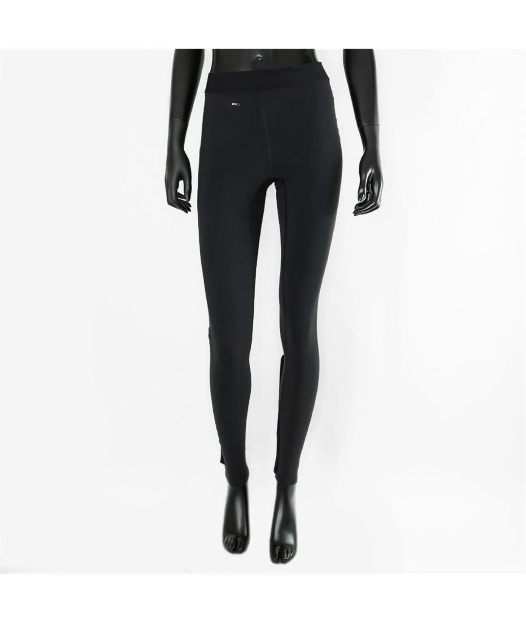 CELINE PRE-OWNED Черные полиамидовые прямые брюки, фото 4